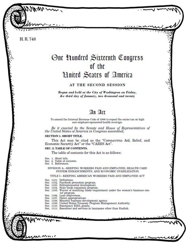 The Coronavirus Aid, Relief, and Economic Security Act
