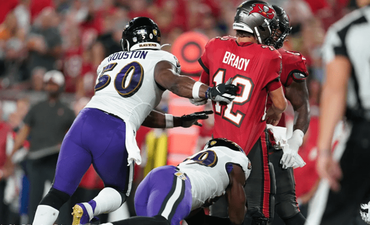 Buccaneers vs. Ravens: Tom Brady becomes most sacked quarterback in NFL  history