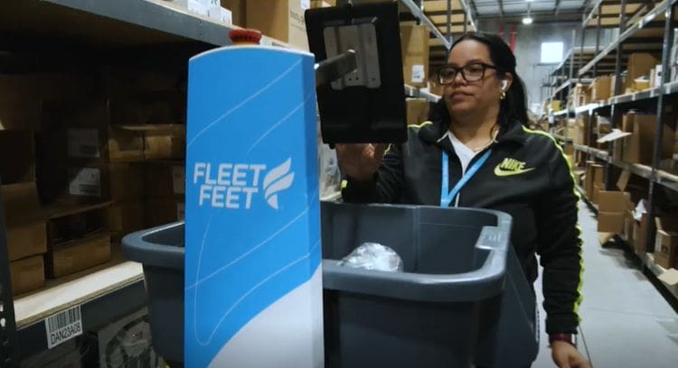 Winning the Race, Fleet Feet Implements Autonomous Mobile Robots