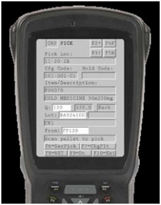 Tecsys Text-Based RF Display