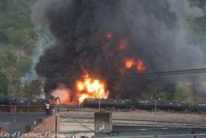 Train Derailment in Lynchburg
